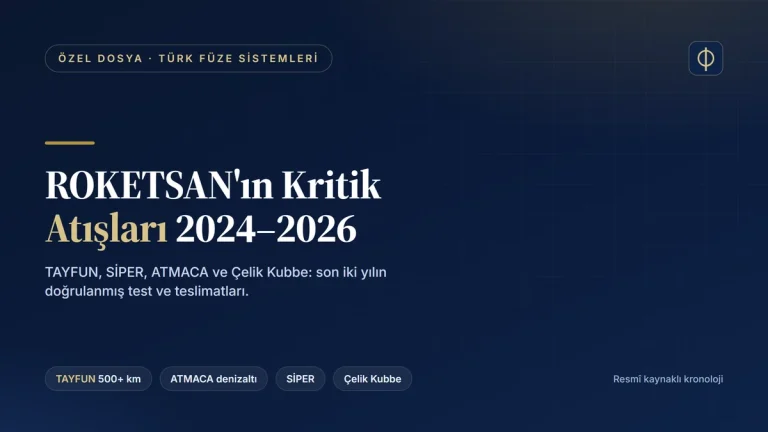 ROKETSAN’ın Kritik Atışları (2024–2026)
