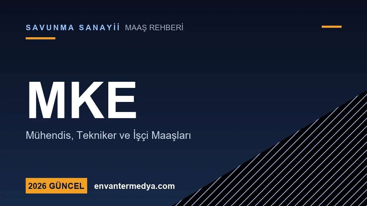 MKE Maaşları 2026: Makine ve Kimya Endüstrisi Mühendis ve İşçi Ücretleri 1 MKE Maaşları 2026: Makine ve Kimya Endüstrisi Mühendis ve İşçi Ücretleri