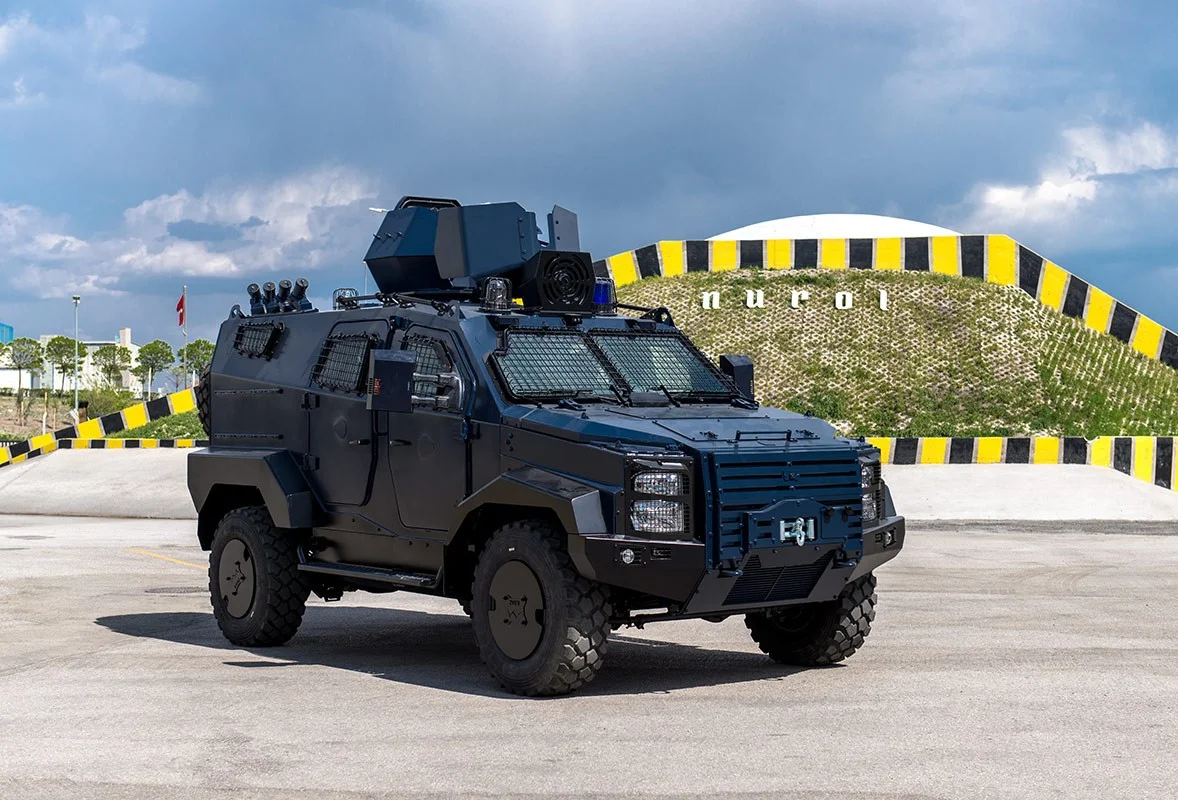 Nurol Makina Ilgaz 4x4 yan görünüm sekiz silah mevzii