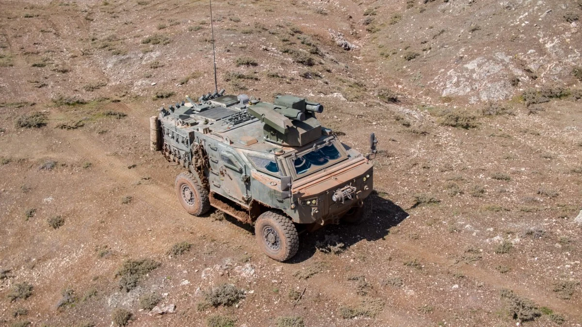 Nurol Makina Pars 4x4 su hareketi amfibi kapasite
