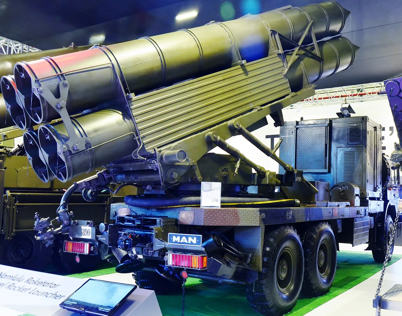 2024–2026 Arasında ROKETSAN'ın Gerçekleştirdiği Kritik Atışlar 6 ROKETSAN T-300 Kasırga çok namlulu roketatar