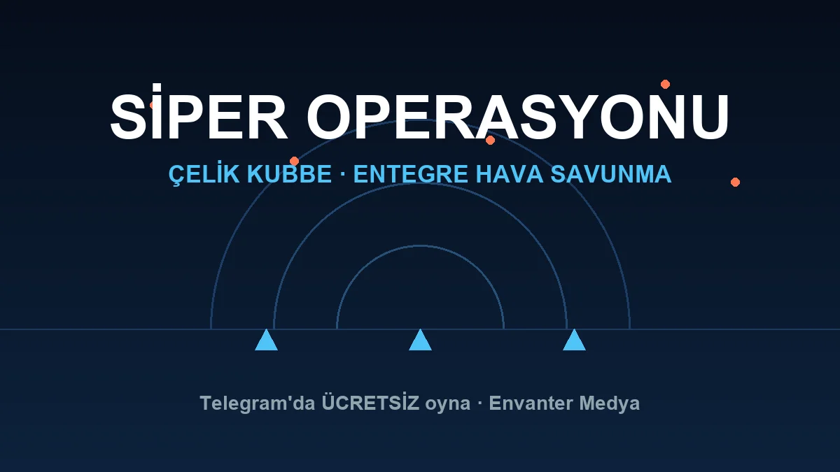 Envanter Medya’dan Telegram’a Ücretsiz Oyun: SİPER Operasyonu
