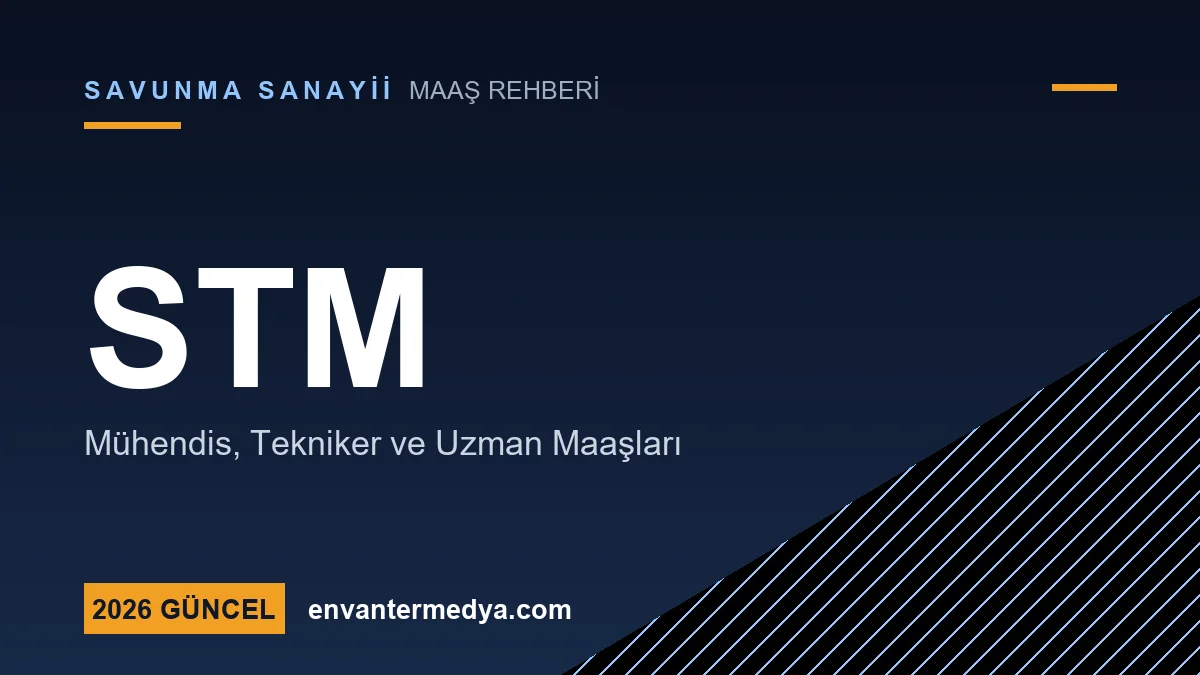 STM Maaşları 2026: Savunma Teknolojileri Mühendisi Ücretleri