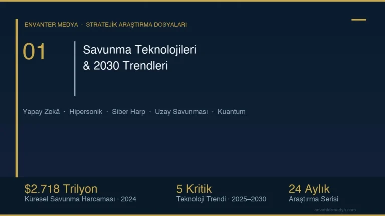 Savunma Teknolojilerinde Geleceğin 5 Trendi: 2030’a Hazırlık
