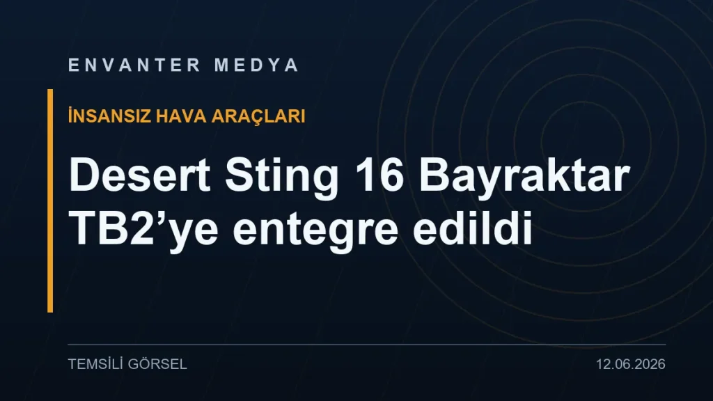 BAE’li EDGE’in Desert Sting 16 akıllı mühimmatı Bayraktar TB2’ye entegre edildi