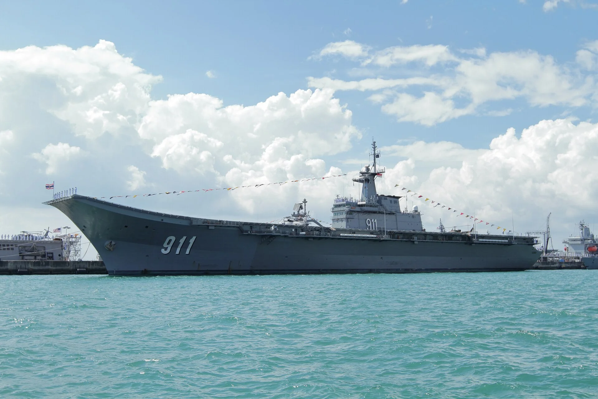 Royal Thai Navy HTMS Chakri Naruebet helicopter carrier