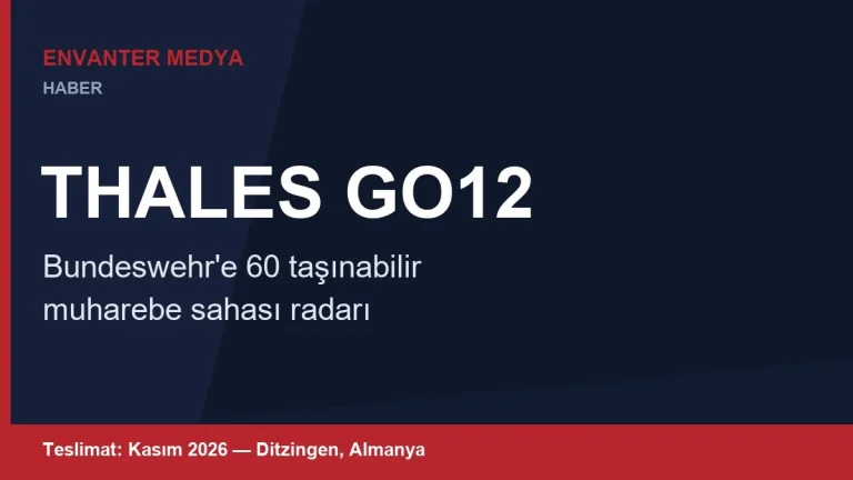 Bundeswehr’den Thales’e 60 Adetlik GO12 Siparişi: İki Askerin Taşıdığı Radar Drone da Görüyor