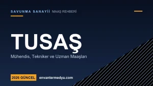TUSAŞ Maaşları 2026: Türk Havacılık ve Uzay Sanayii Mühendis Ücretleri