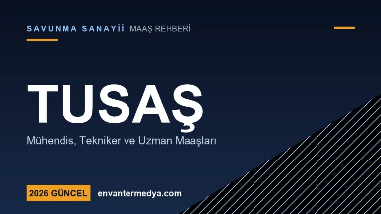 TUSAŞ Maaşları 2026: Türk Havacılık ve Uzay Sanayii Mühendis Ücretleri