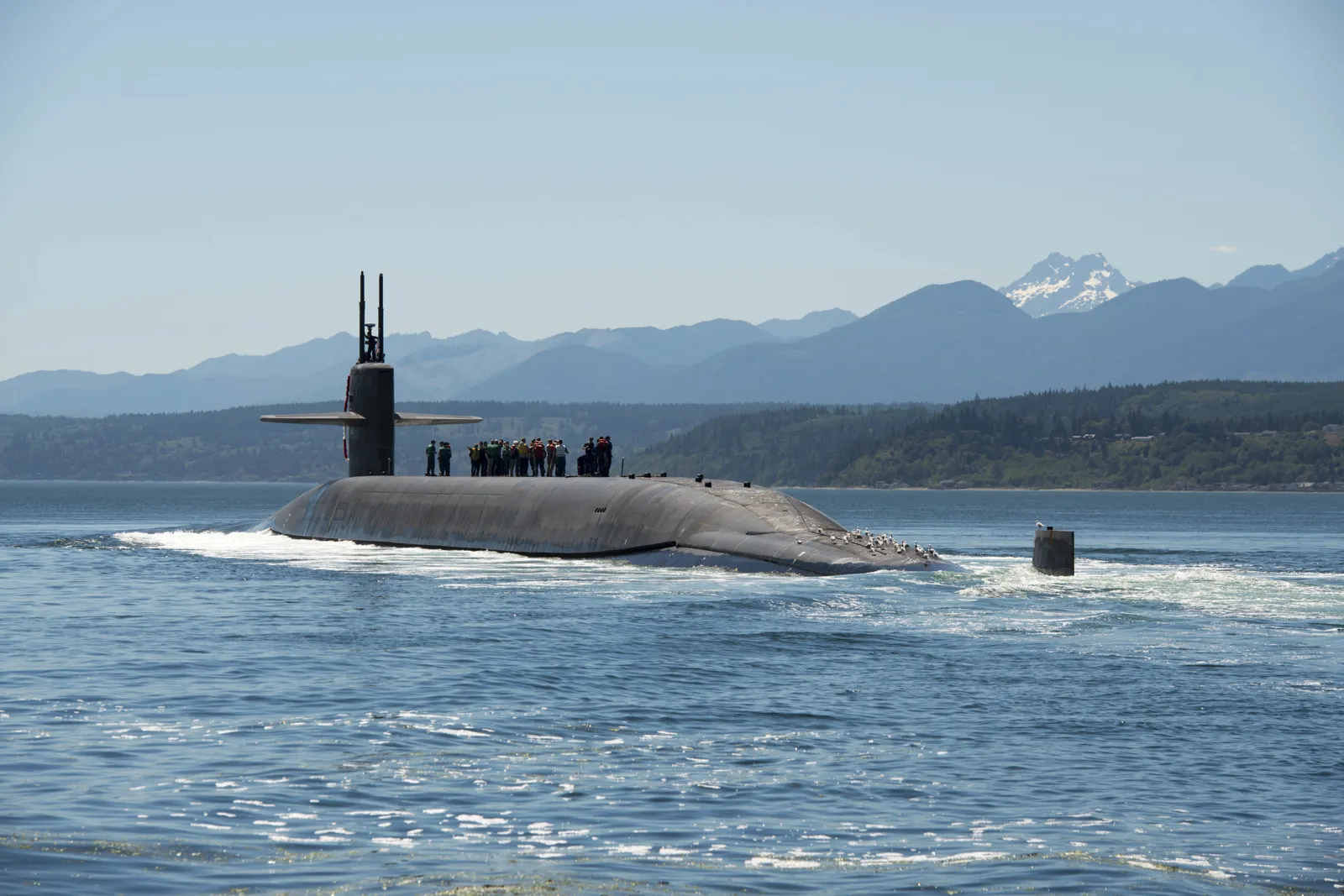 Стратегическая ракетная подводная лодка USS Nebraska типа Ohio