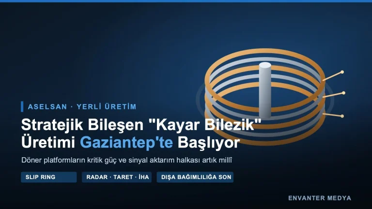 ASELSAN, Stratejik Savunma Bileşeni “Kayar Bilezik” Üretimini Gaziantep’te Başlatıyor