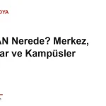 ASELSAN Nerede? Merkez, Fabrikalar ve Kampüsler