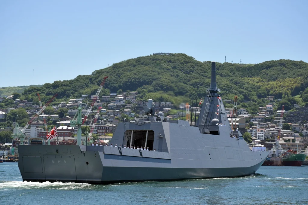 Japonya 10. Mogami Sınıfı Fırkateyni JS Nagara'yı Göreve Aldı 2 Japonya 10. Mogami Sınıfı Fırkateyni JS Nagara’yı Göreve Aldı