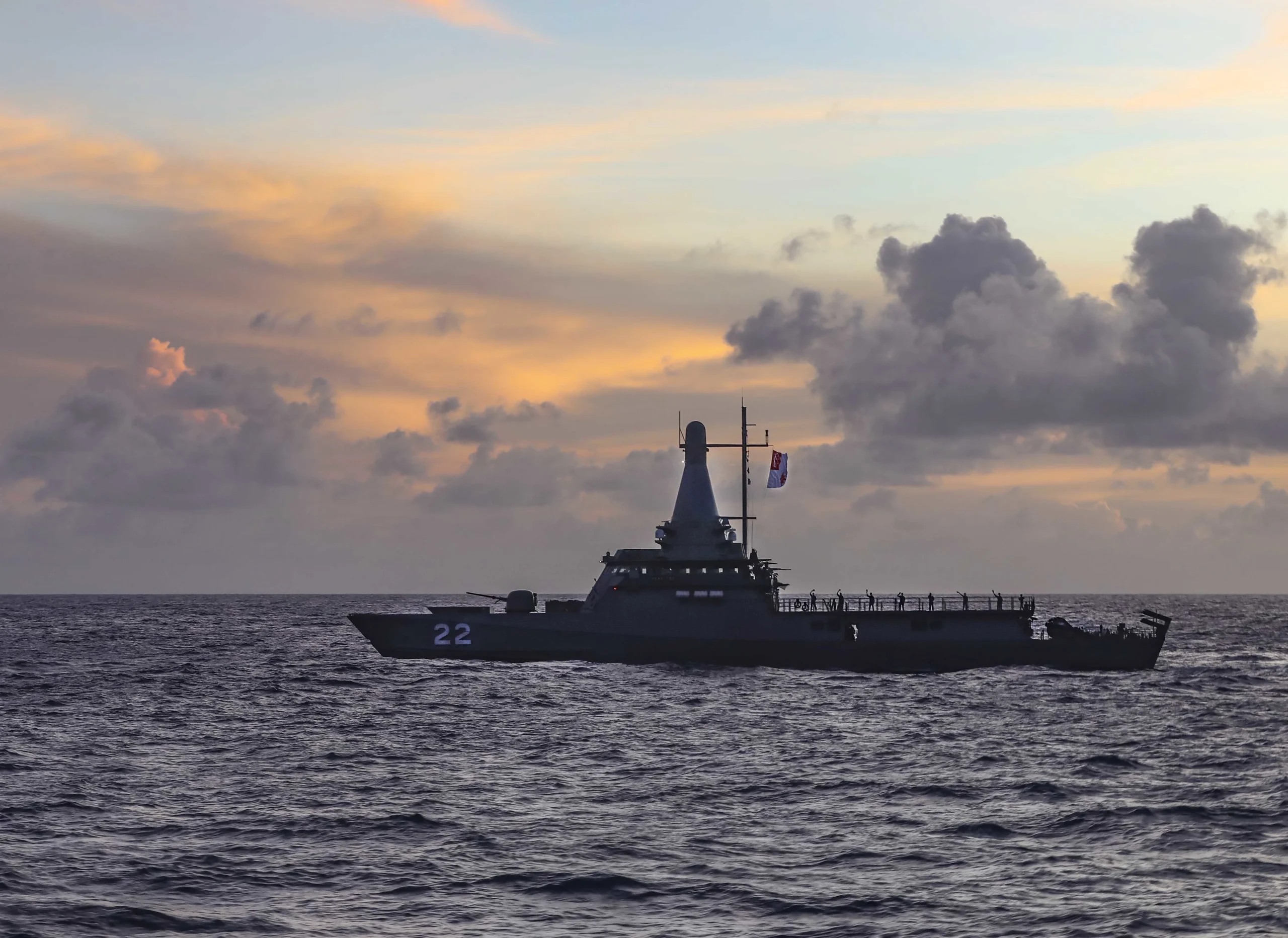 Сингапур спустил на воду второй многоцелевой боевой корабль класса Victory — RSS Valour