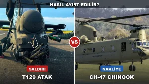 Saldırı Helikopteri ile Nakliye Helikopteri Nasıl Ayırt Edilir?