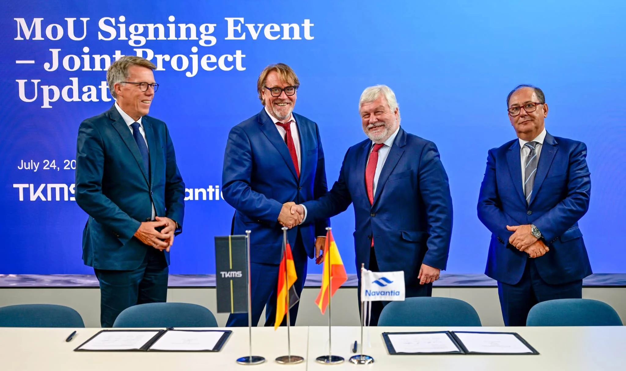 TKMS y Navantia firman un segundo memorando para profundizar su alianza en submarinos