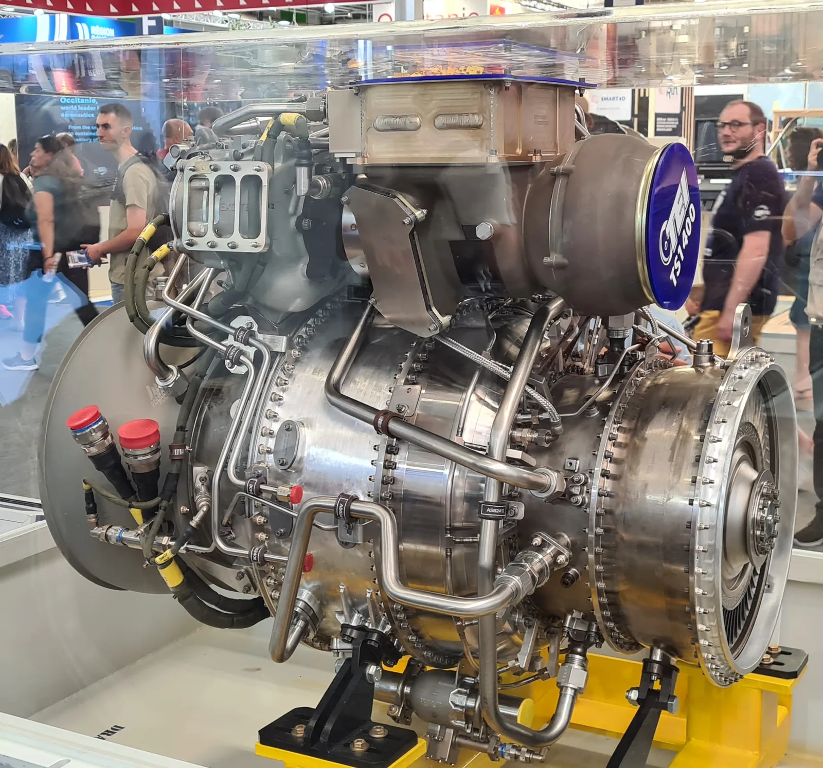 TEI TS1400 turboşaft motoru detay görünüm