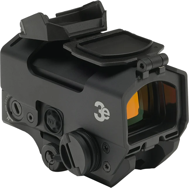 From HRS to MTN X90: 3E's reflex sight family 4 3E CRS Gen II enclosed reflex sight