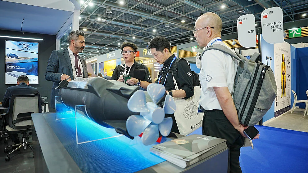 Equipo de Altınay Savunma en la feria internacional Eurosatory 2026