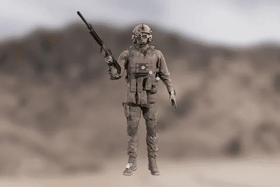 An ATOK team commander using the display