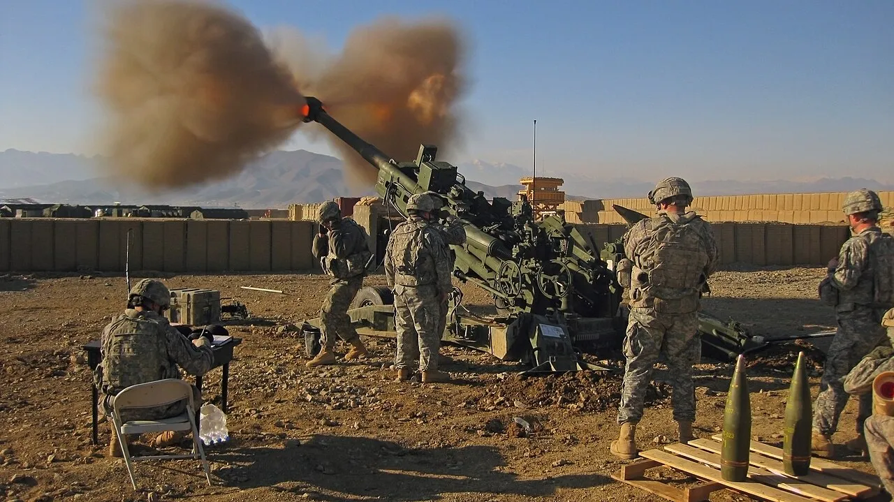 M777A2 155mm ultra hafif obüs