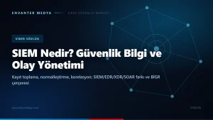 SIEM nedir? Güvenlik Bilgi ve Olay Yönetimi platformunun çalışma mantığı ve mevzuat çerçevesi