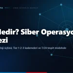 SOC nedir? Siber Operasyon Merkezi ve 7/24 tespit ve müdahale çerçevesi