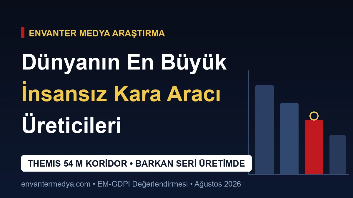 Dünyanın En Büyük İnsansız Kara Aracı Üreticileri: THeMIS'in Koridoru, BARKAN'ın Sürüsü (2026) 3 Dünyanın En Büyük İnsansız Kara Aracı Üreticileri: THeMIS’in Koridoru, BARKAN’ın Sürüsü (2026)