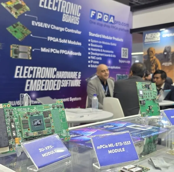 صادرات Electra IC ومراجعها: الانفتاح على أوروبا 5 لافتة FPGAPro ووحدات FPGA معروضة في جناح المعرض