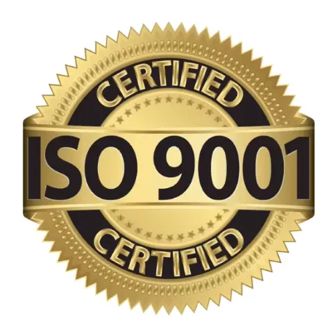 Insignia genérica del certificado ISO 9001