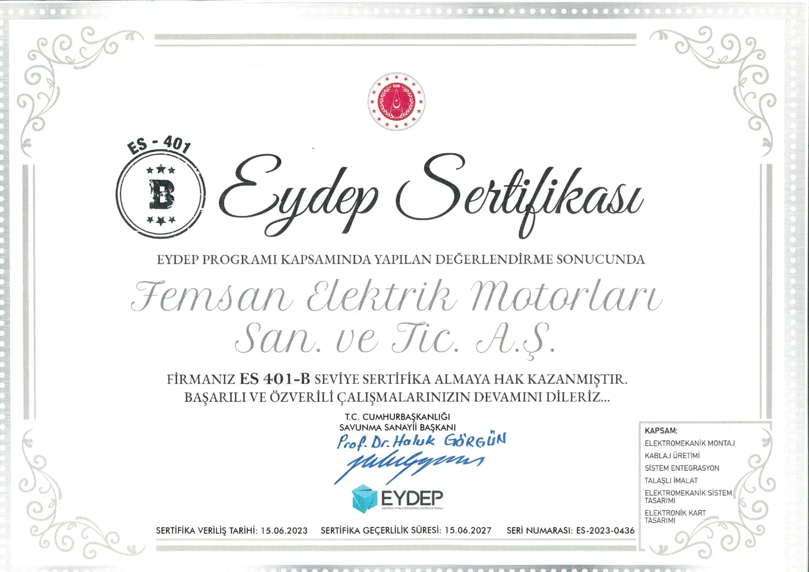 FEMSAN kimin? Kuruluş, ortaklık yapısı ve yönetim