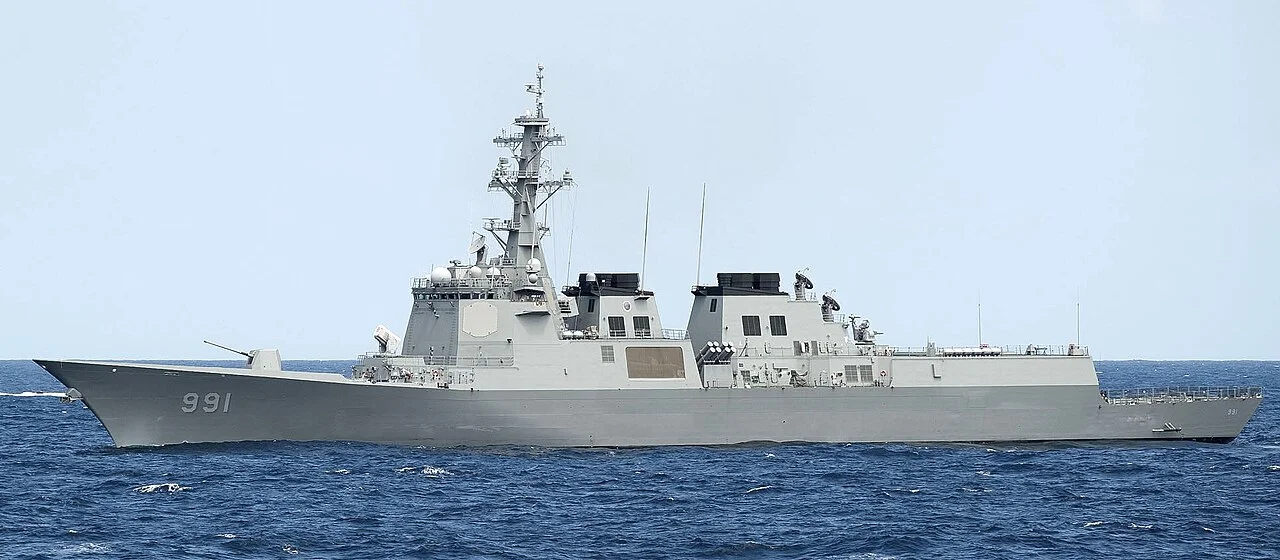 Corea del Sur firma el contrato principal del destructor nacional KDDX con Hanwha Ocean 3 Destructor clase Sejong the Great; el KDDX portará celdas de lanzamiento vertical similares (imagen representativa).