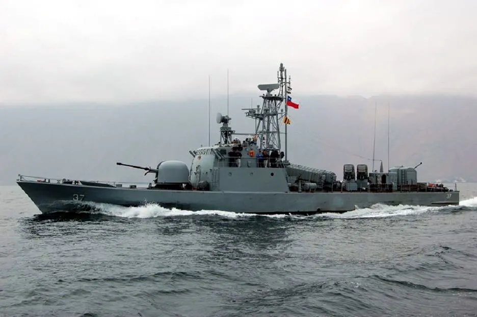 A missile-armed fast attack craft of the type that forms the backbone of the Kuwaiti navy