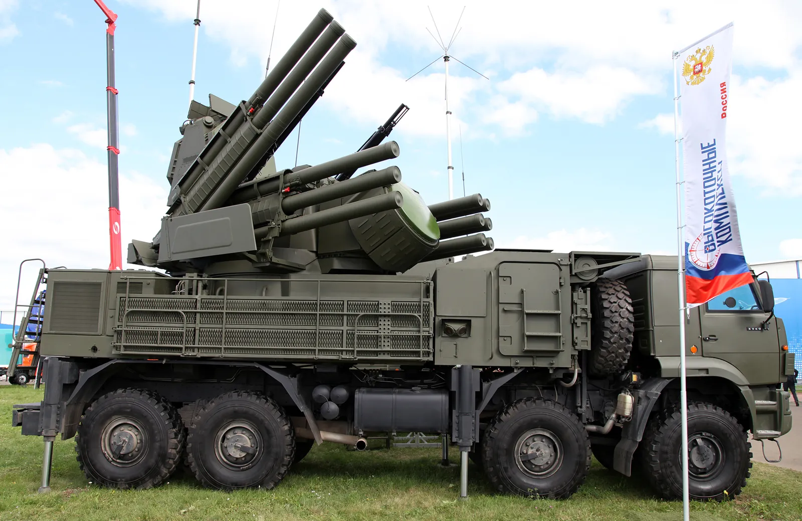 Libya sahasında 2019-2020 döneminde kullanılan Pantsir-S1 sınıfı kısa menzilli hava savunma sistemi