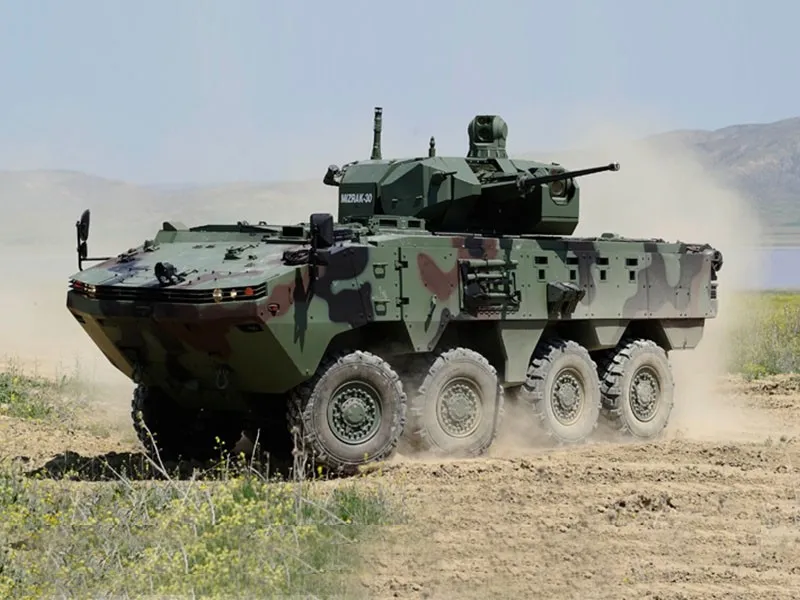 Arma Wide armored vehicle with Mızrak-30 turret
