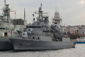 Какие отечественные системы установлены на TCG Barbaros (F-244)?