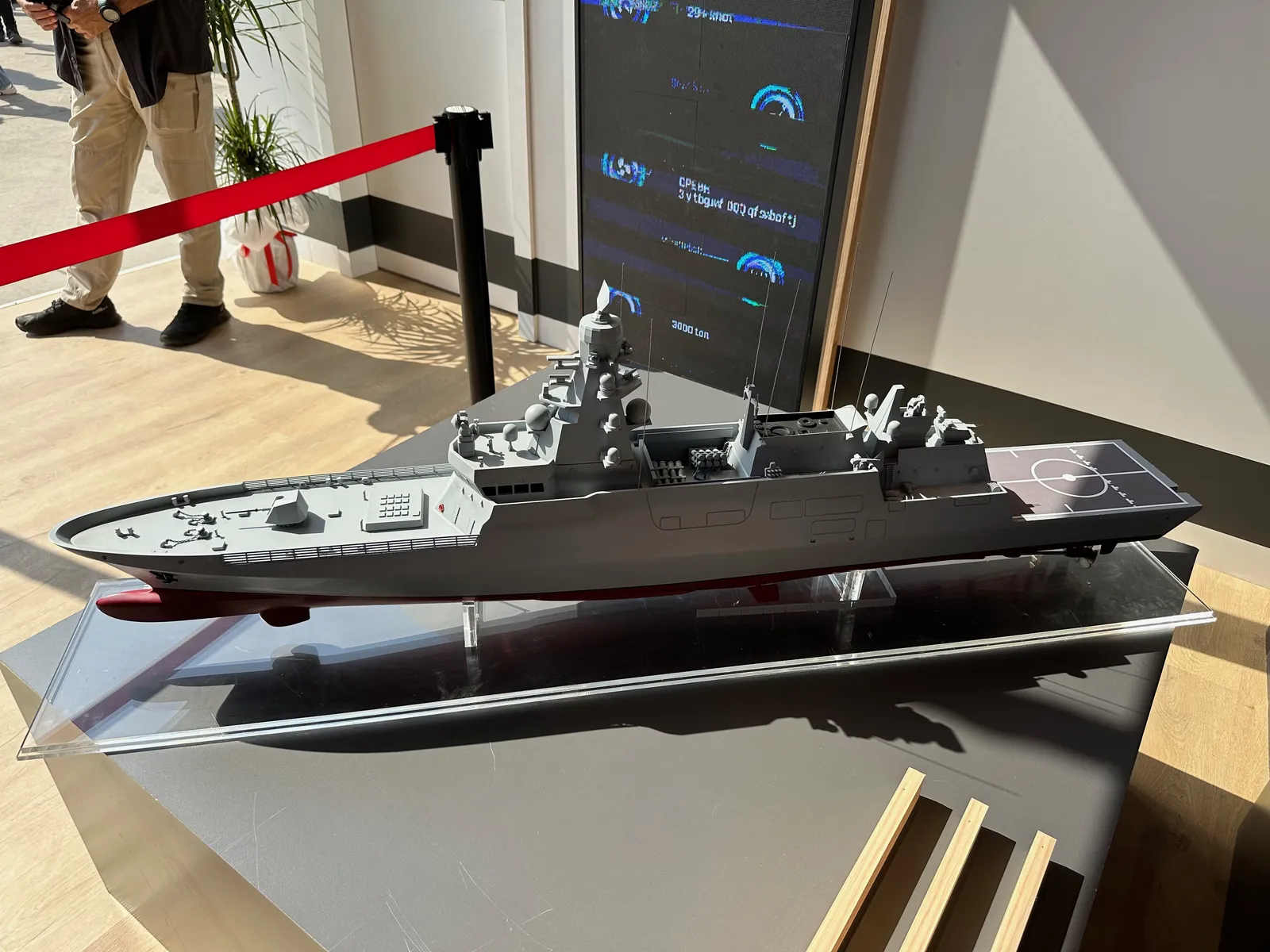 SSB Naval Projects: Every Active Turkish Navy Programme (2026) 3 Scale model of an İstif-class frigate