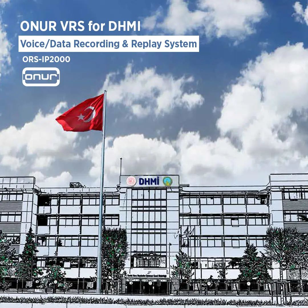 OCS-NG4000 ve yabancı VCS çözümleri karşılaştırması 5 ONUR ORS-IP2000 ses kayıt sistemi DHMİ tanıtım görseli