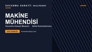 Savunma Sanayii Makine Mühendisi Maaşı 2026