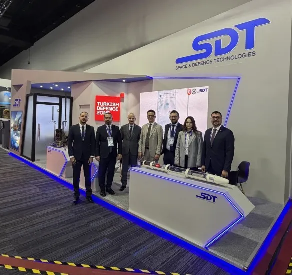 SDT stand at the DSA 2026 defense fair in Malaysia