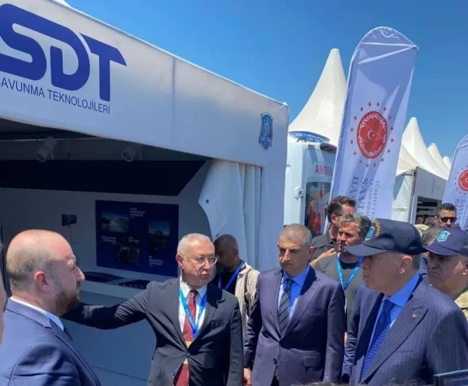 SDT team at the EFES 2024 exercise field presentation