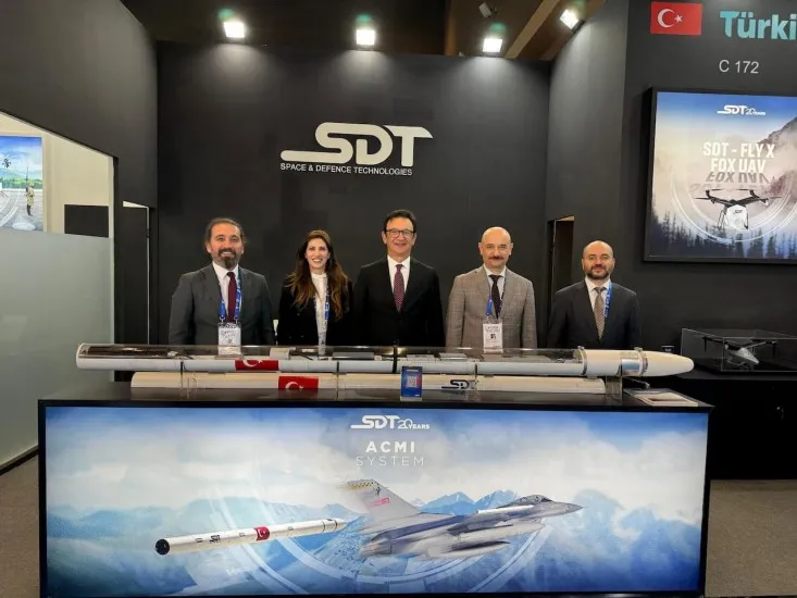 SDT stand at the Indo Defence fair