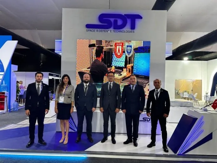 SDT stand at the Egypt International Airshow 2024