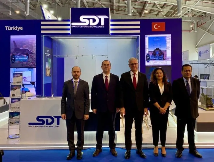 SDT stand at the SOFEX 2024 fair in Jordan
