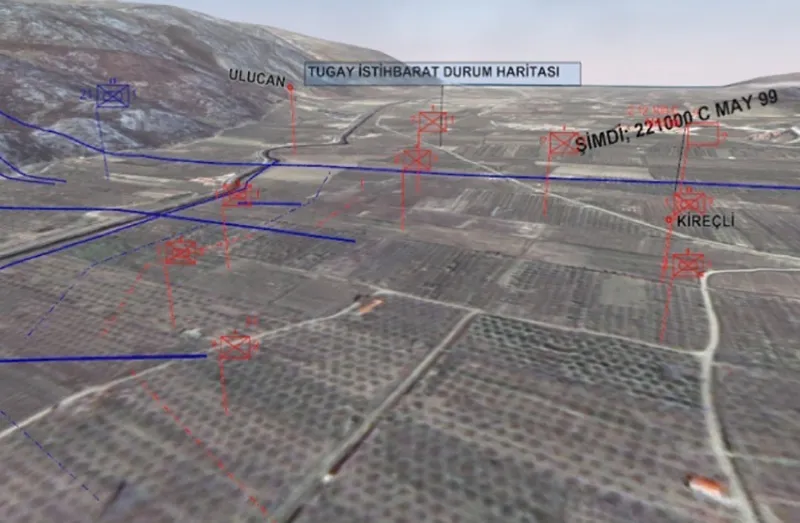 SimWorld and SimEdit: SimBT's software infrastructure 6 Situation map prepared with military symbology and place names overlaid on three-dimensional terrain