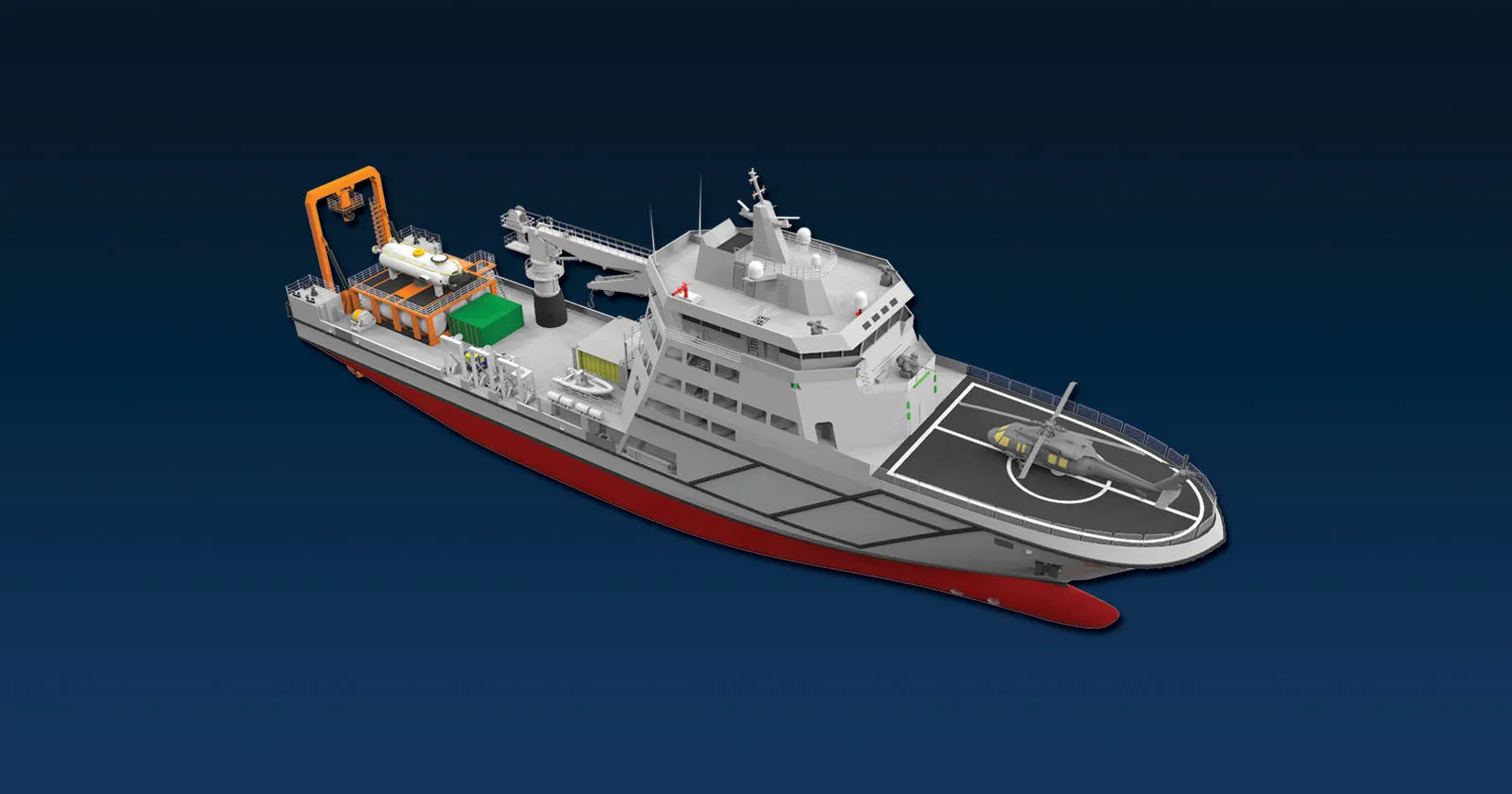 FRT-200 ve TCG Derya: TAIS filo ikmal gemileri 4 MPSRS-95 çok maksatlı destek ve kurtarma gemisi görselleştirmesi