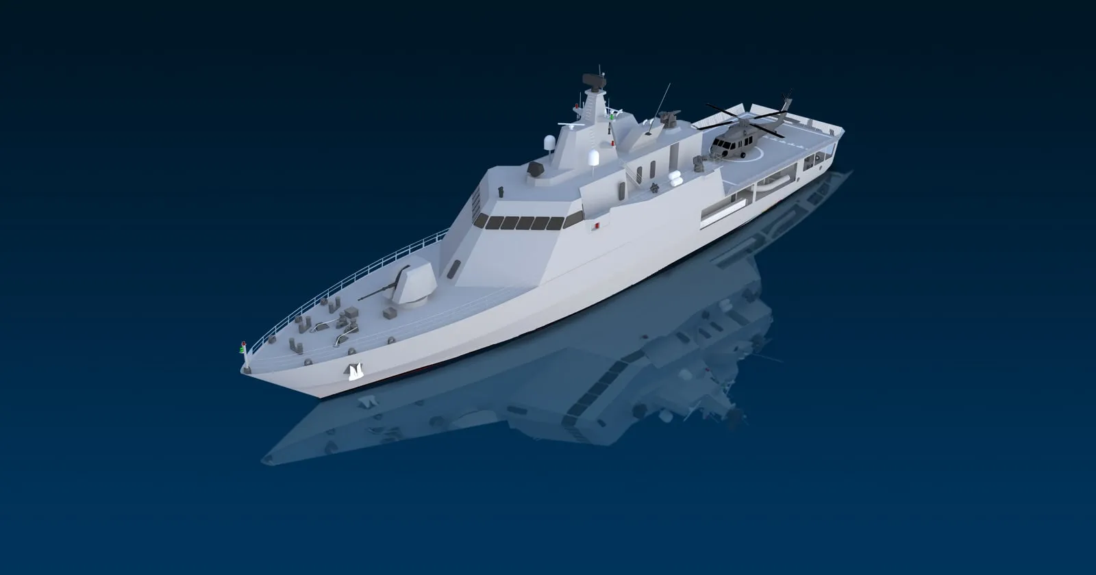 OPV-90 açık deniz karakol gemisi görselleştirmesi