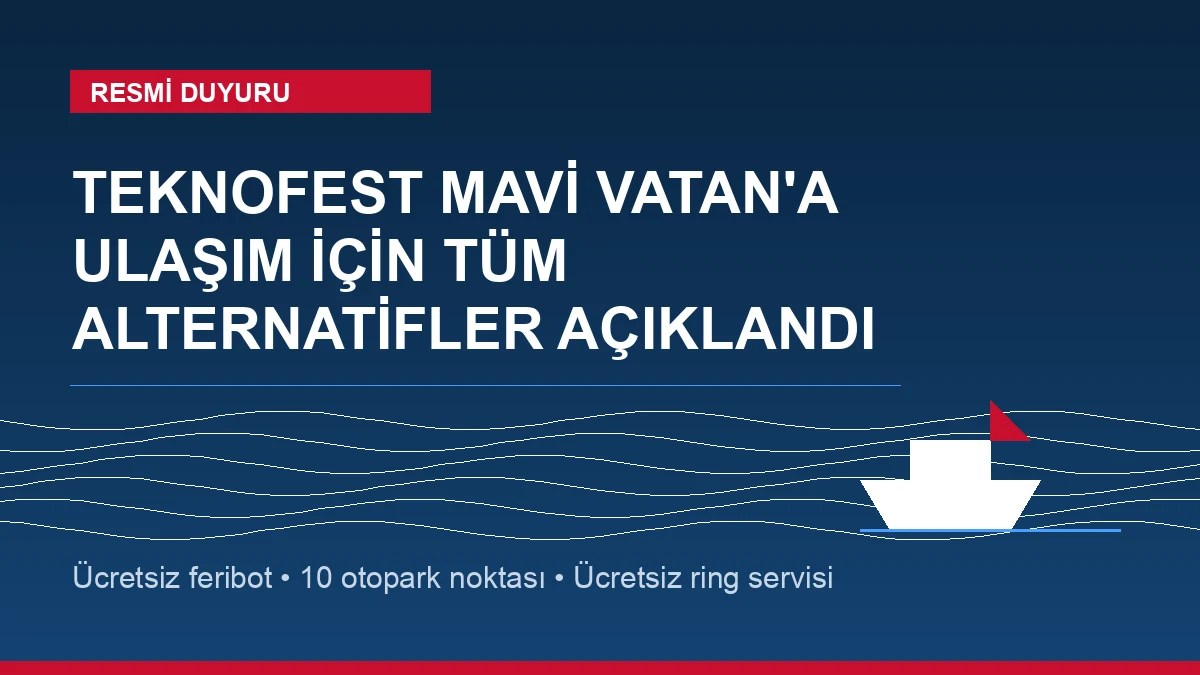 TEKNOFEST Mavi Vatan'a Ulaşım İçin Tüm Alternatifler Açıklandı 1 TEKNOFEST Mavi Vatan’a Ulaşım İçin Tüm Alternatifler Açıklandı