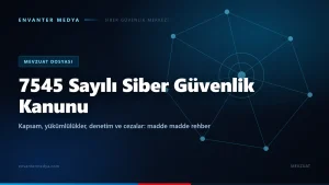 7545 sayılı Siber Güvenlik Kanunu nedir? Kimleri kapsıyor, hangi yükümlülükleri getiriyor?