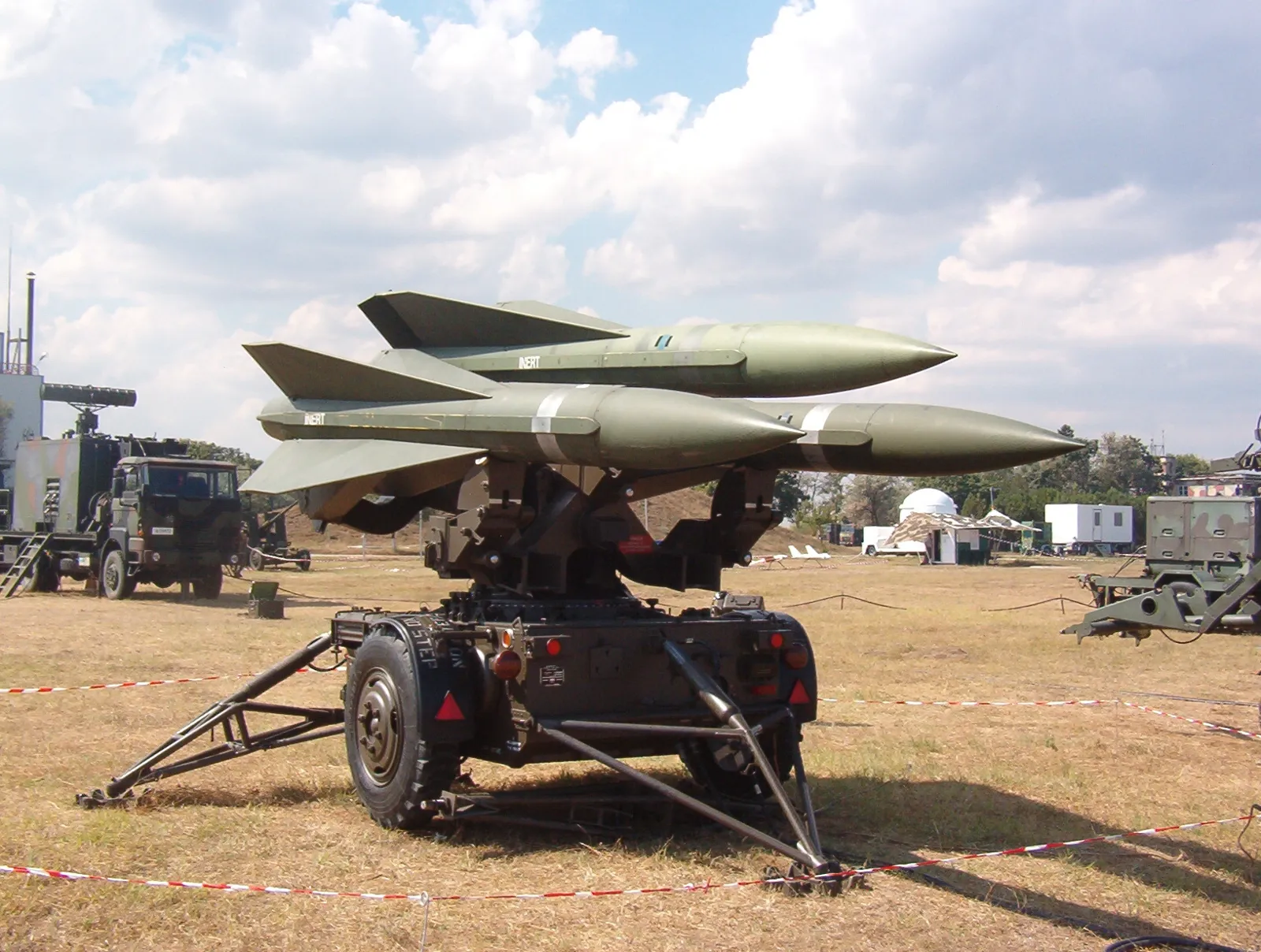 Ürdün hava savunmasının omurgasını oluşturan MIM-23 Hawk sınıfı bir hava savunma sistemi